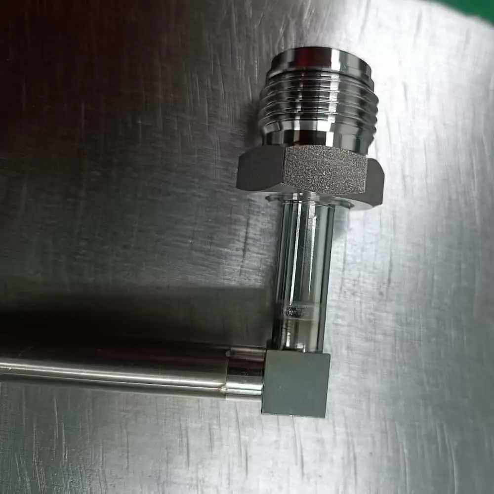 Soldadura de tubería de junta en T de laboratorio